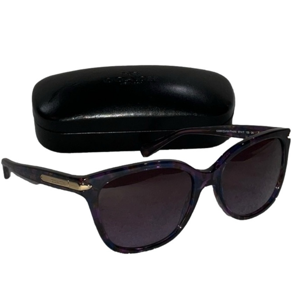 NEW COACH Purple Sunglasses